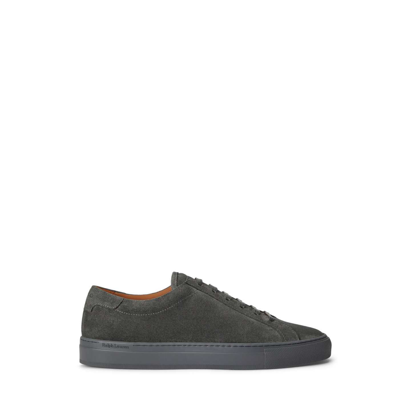 Мужские кроссовки Ralph Lauren Jermain Calf-Suede, цвет: Угольный серый — фото 4