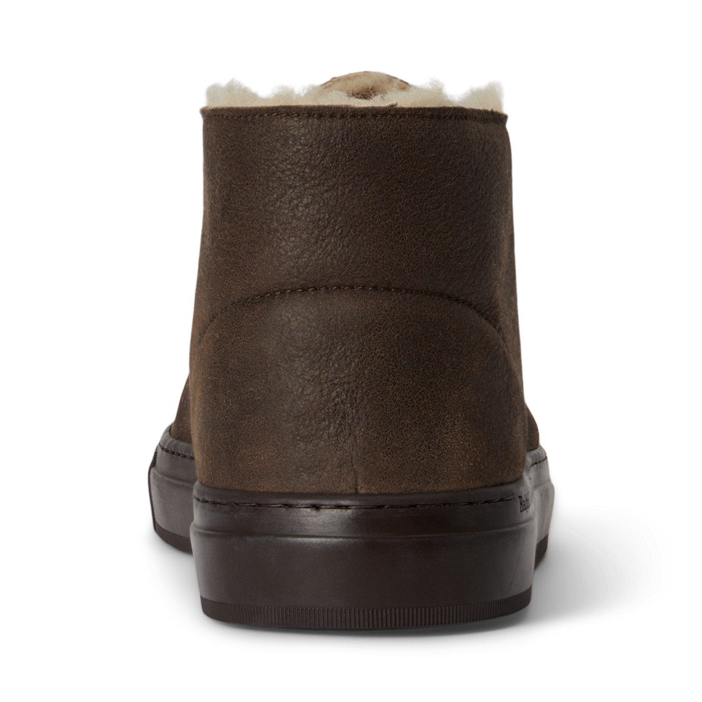 Мужские кроссовки Ralph Lauren Jermain Shearling Chukka, цвет: Тёмный шоколадный — фото 2