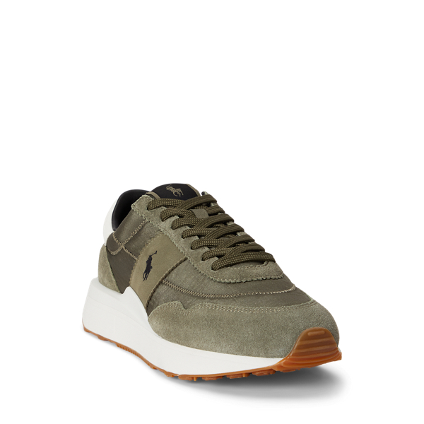Train 89 Suede-Panelled Trainer