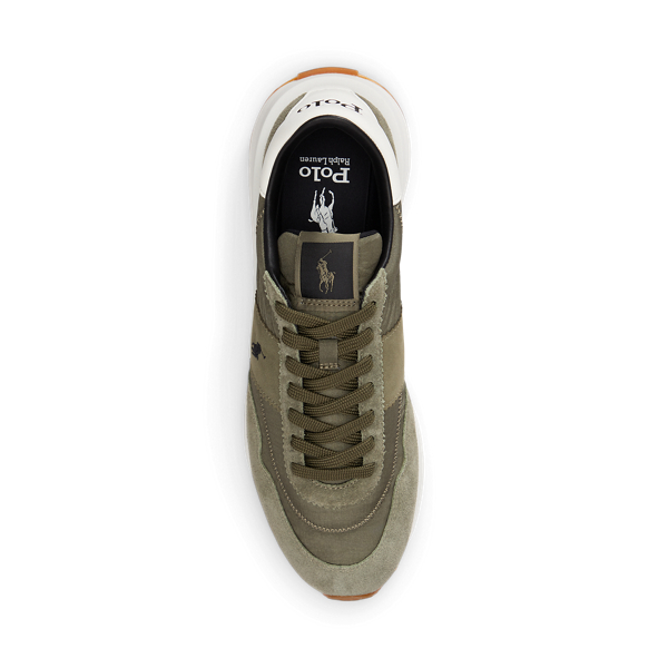 Train 89 Suede-Panelled Trainer