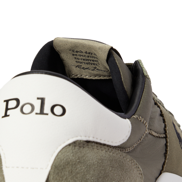 Train 89 Suede-Panelled Trainer