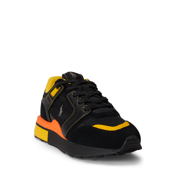 Black Multi Train 89 V2 Suede & Mesh Sneaker Polo Ralph Lauren 2
