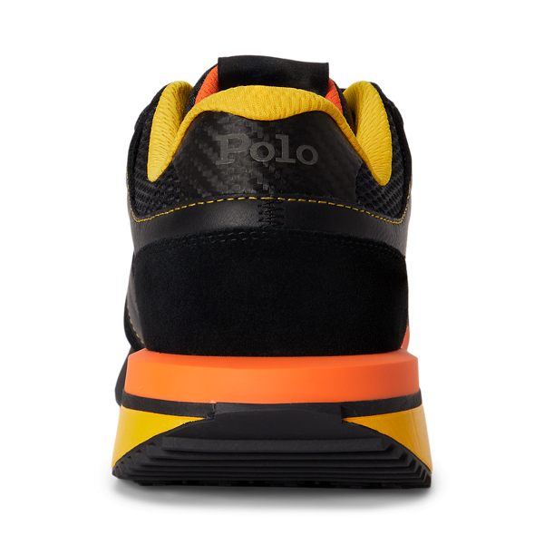Black Multi Train 89 V2 Suede & Mesh Sneaker Polo Ralph Lauren 3