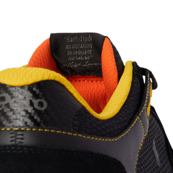 Black Multi Train 89 V2 Suede & Mesh Sneaker Polo Ralph Lauren 5