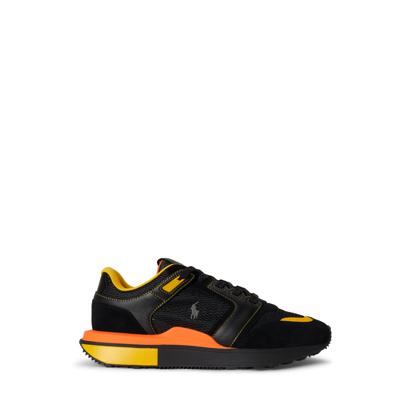 Мужские кроссовки Ralph Lauren Train 89 V2 Suede & Mesh, цвет: Чёрный разноцветный — фото 5