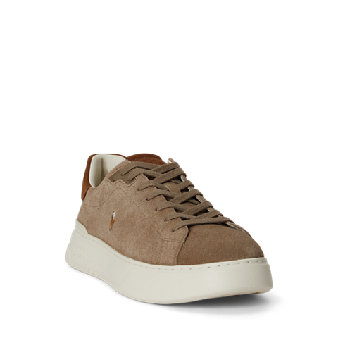 Мужские кроссовки Ralph Lauren RLite Court Suede, цвет: Рыжевато-коричневый