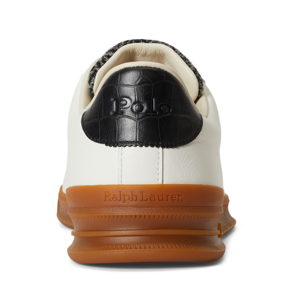 Heritage Court II Leather-Tweed Sneaker