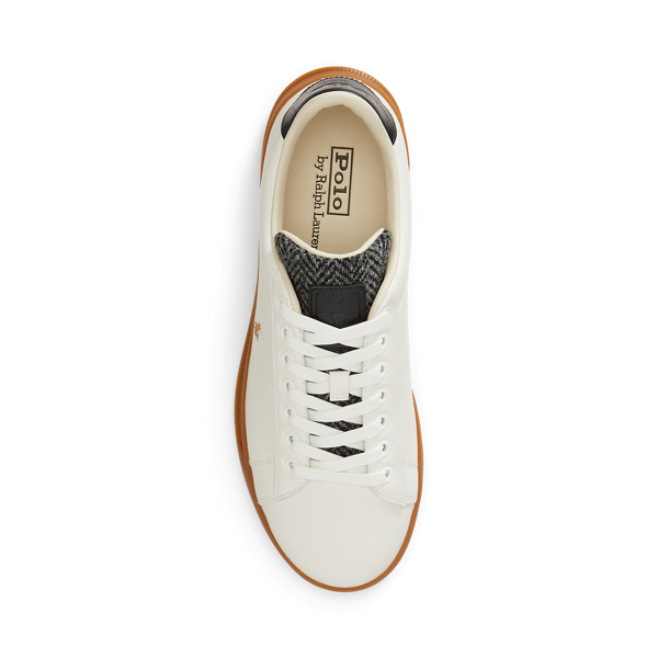 Heritage Court II Leather-Tweed Sneaker