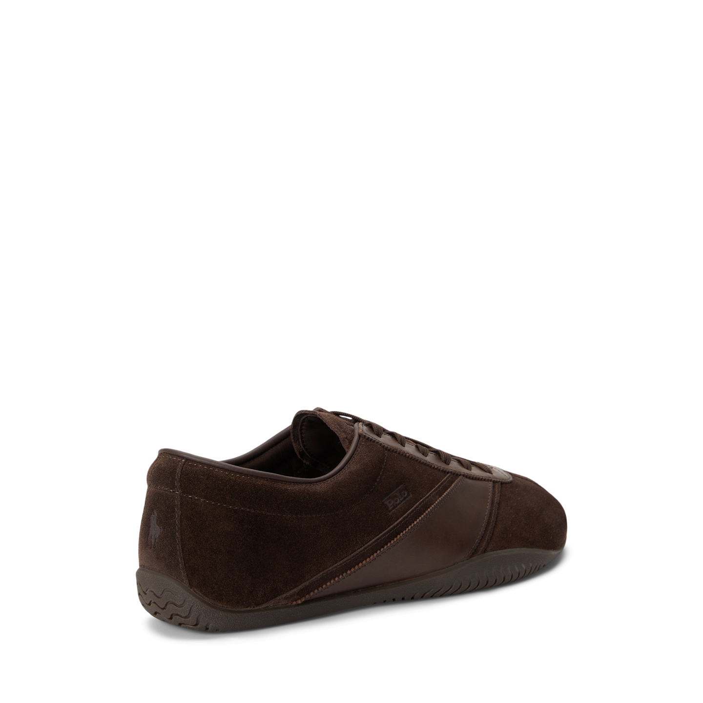 Мужские кроссовки Ralph Lauren RL Racer Vector Suede, цвет: Тёмный шоколадный — фото 2