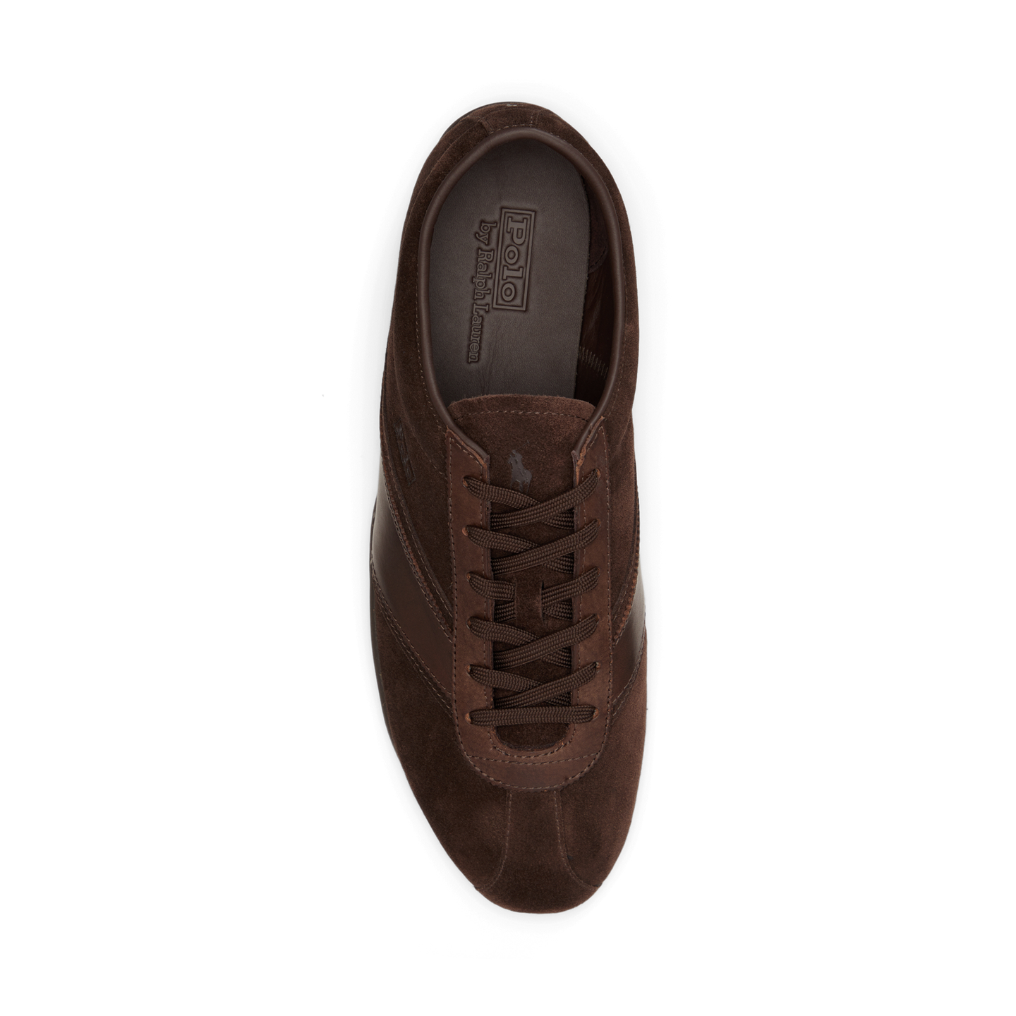 Мужские кроссовки Ralph Lauren RL Racer Vector Suede, цвет: Тёмный шоколадный — фото 3