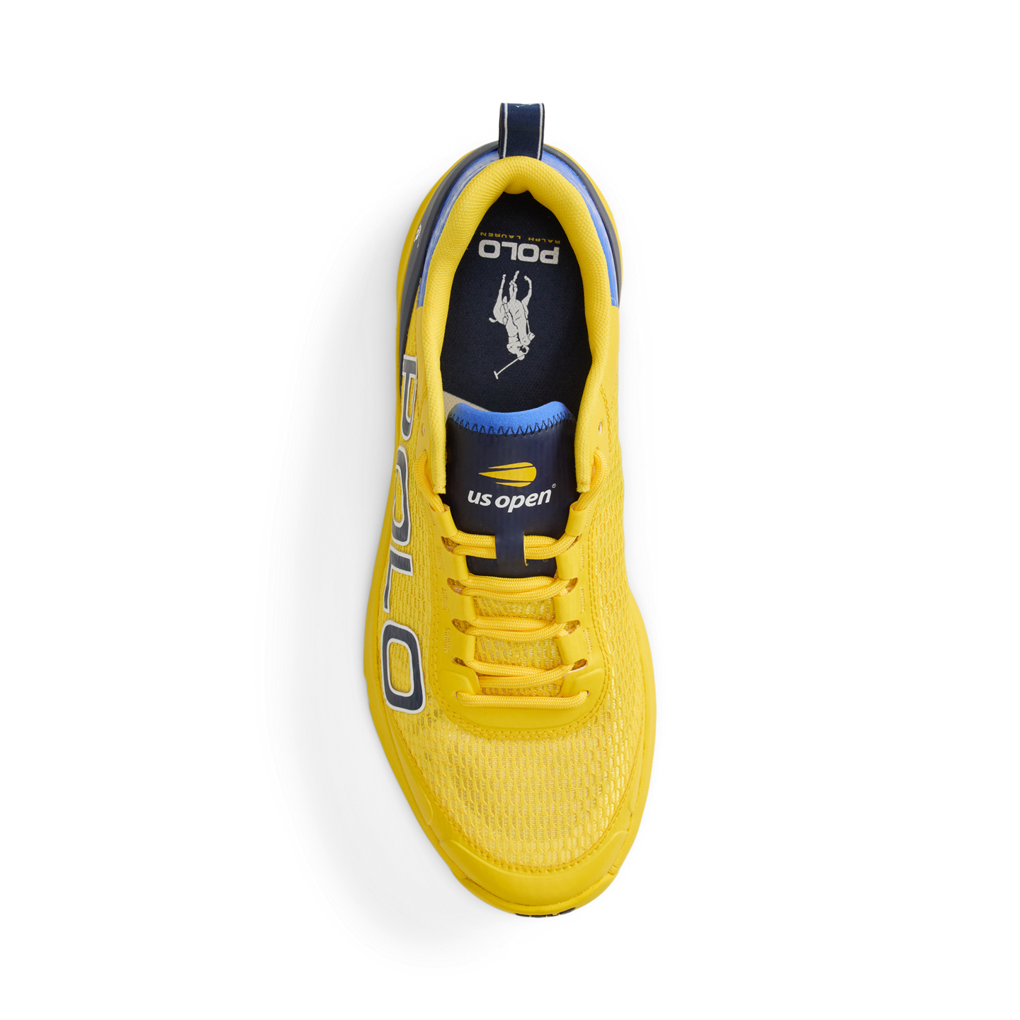 Мужские кроссовки Ralph Lauren US Open Tech Racer, цвет: Жёлтый разноцветный — фото 3
