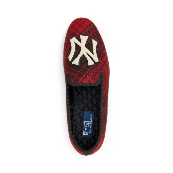 Slipper Polo Ralph Lauren Yankees Polo Ralph Lauren in Rot/Schwarz kariert 4