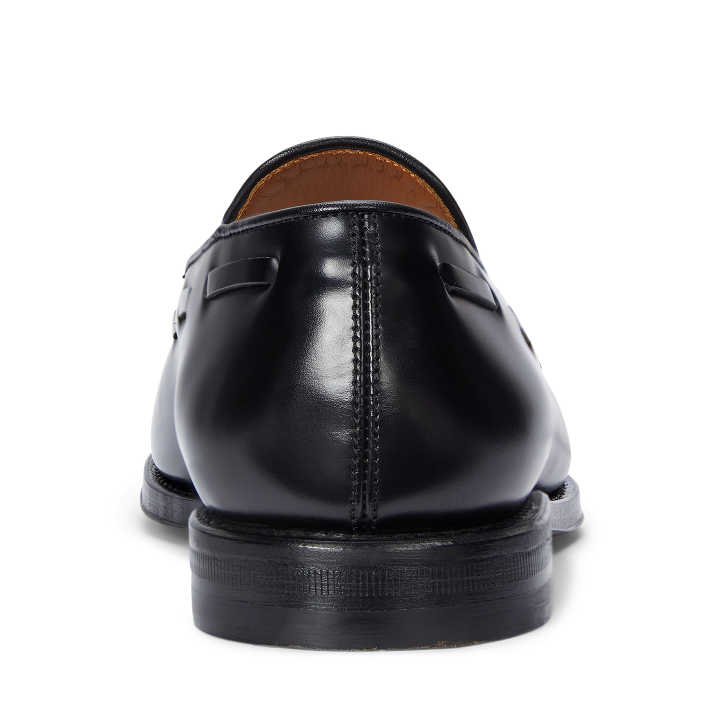 Мужские туфли Ralph Lauren Maestra Tassel Calfskin Loafer, цвет: Чёрный — фото 2