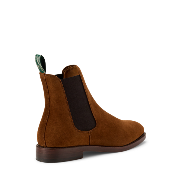 New Vintage Pale Russet Inserra Calf-Suede Chelsea Boot Polo Ralph Lauren 3