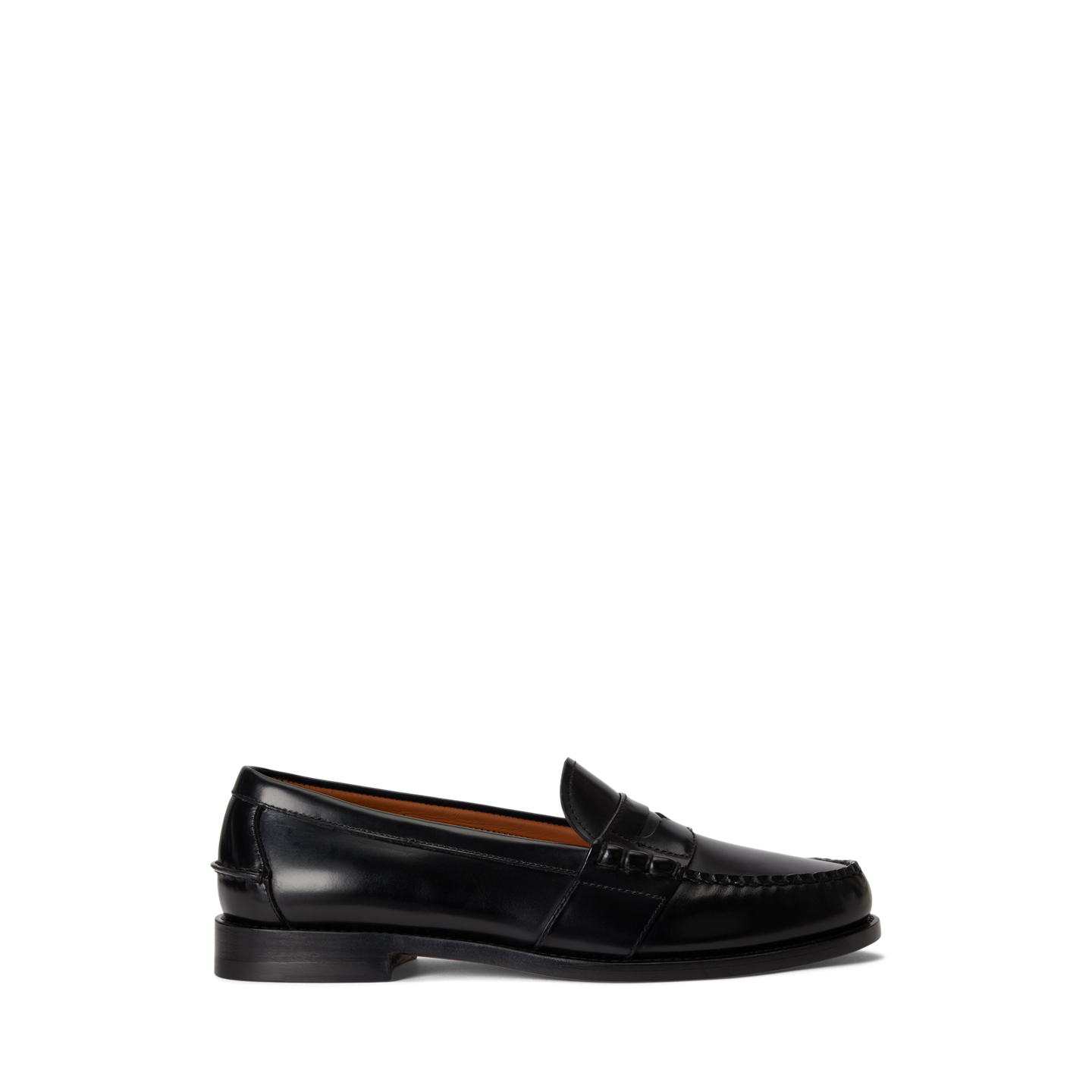 Мужские туфли Ralph Lauren Edric Calfskin Penny Loafer, цвет: Чёрный — фото 4