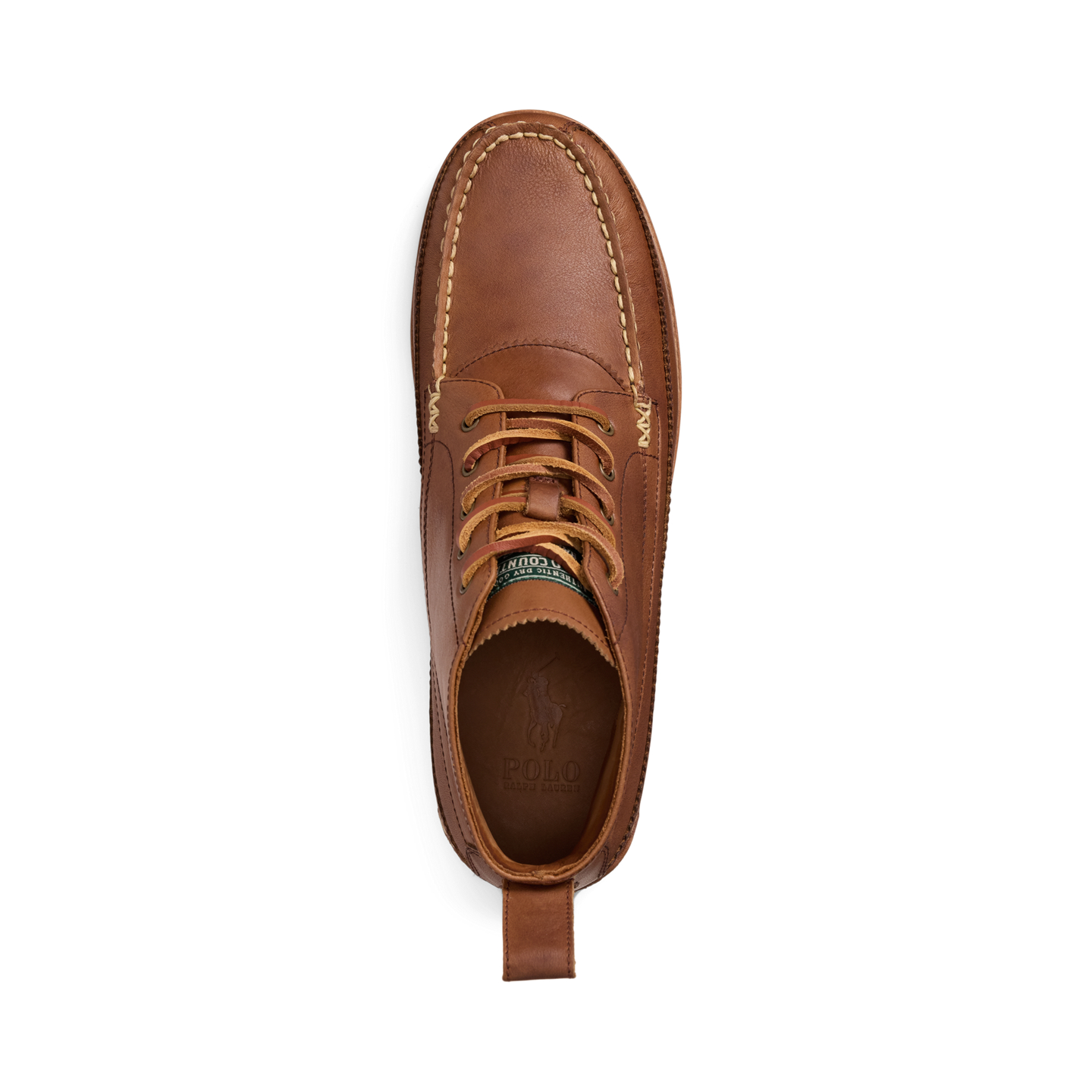 Ralph Lauren Ranger Leather Workboot, цвет: Рыжевато-коричневый — фото 3