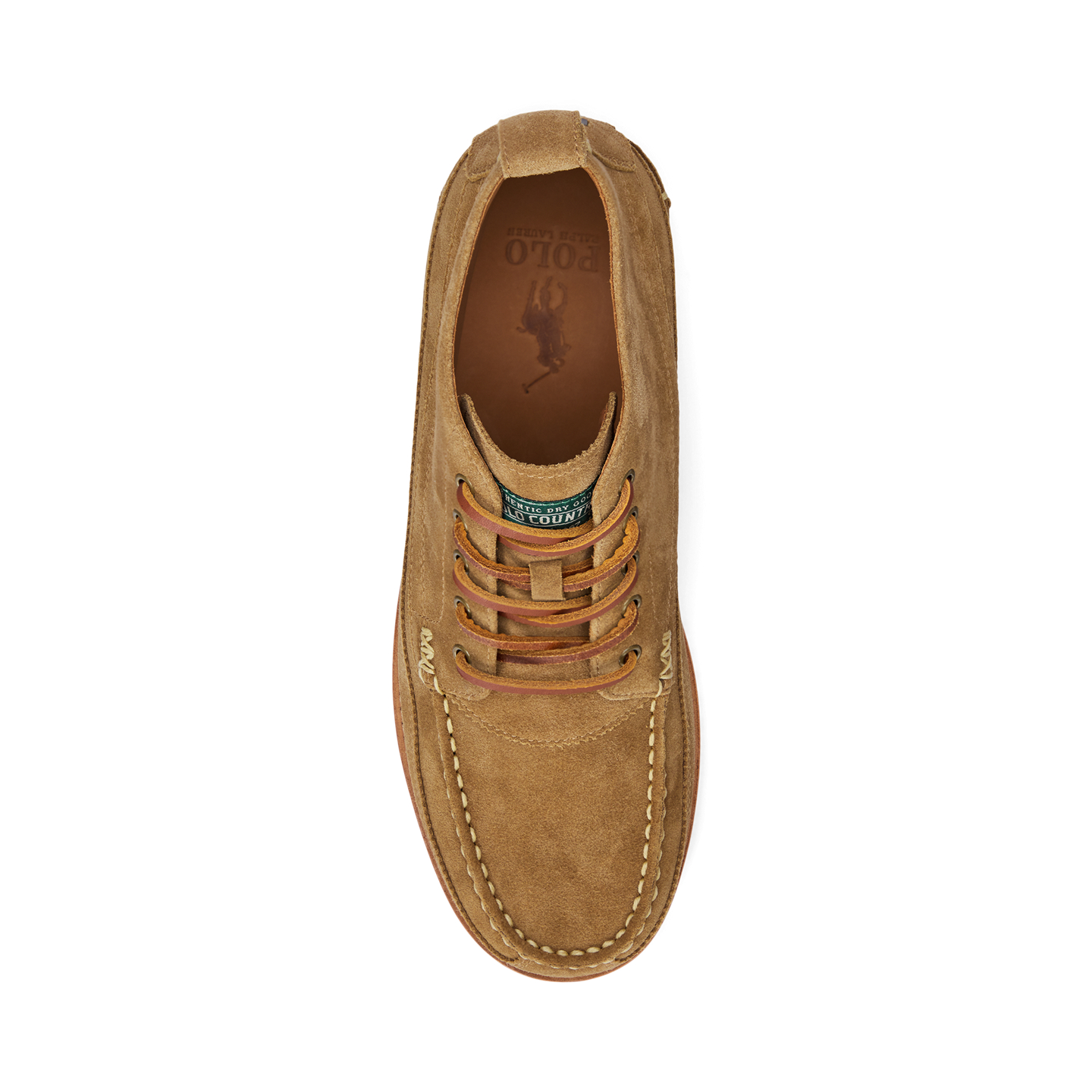 Ralph Lauren Ranger Suede Workboot, цвет: Пустынный рыжевато-коричневый — фото 3