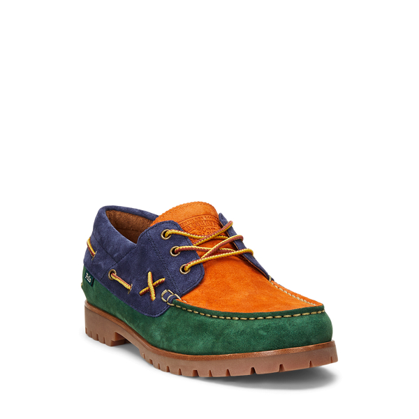 Ranger Color-Blocked Suede Boat Shoe