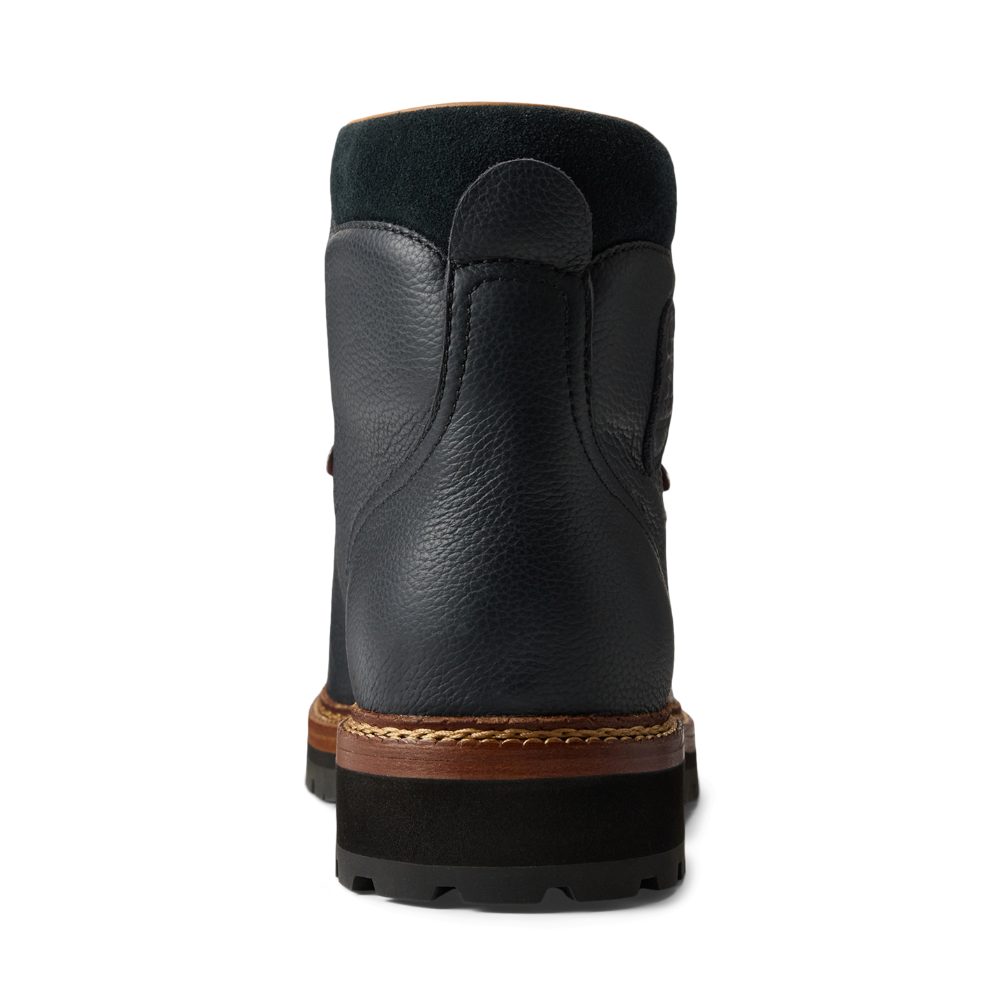 Мужские ботинки Ralph Lauren Alpine Leather Trail Boot, цвет: Чёрный — фото 2
