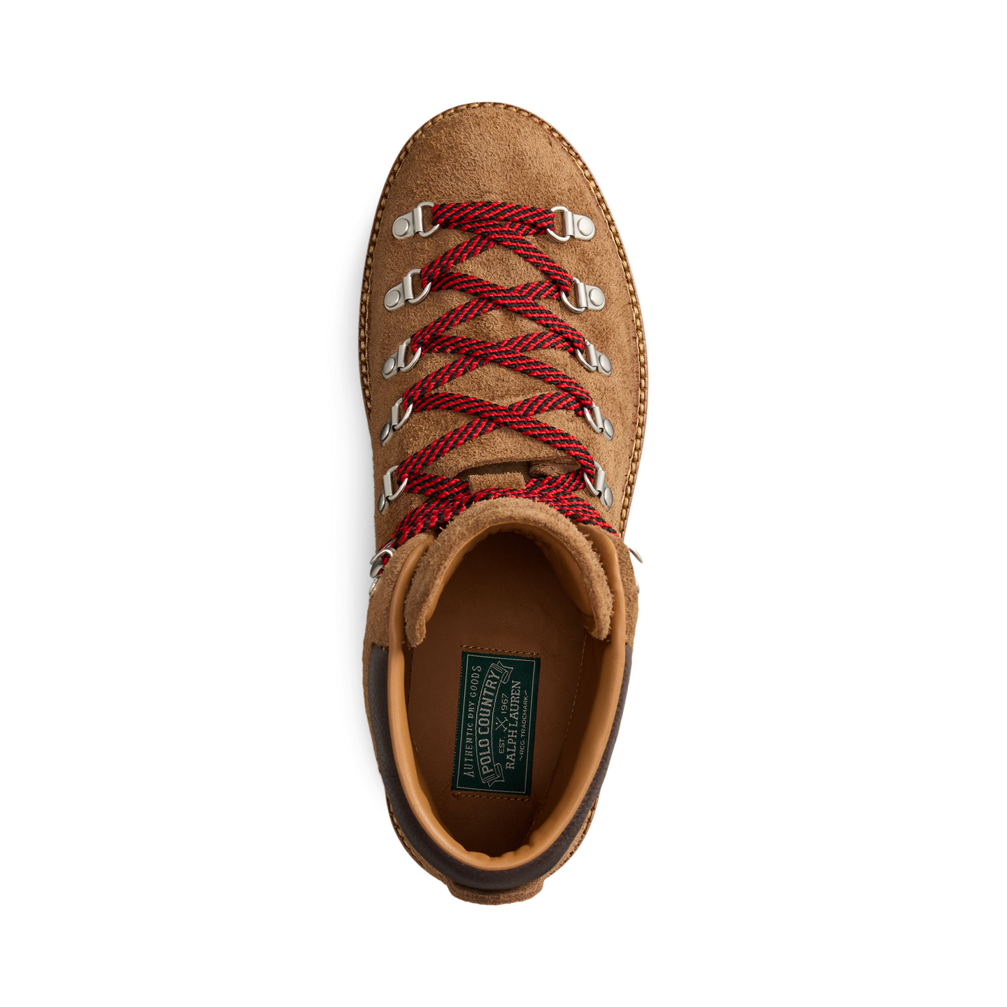 Мужские ботинки Ralph Lauren Alpine Suede Trail, цвет: Пустынный рыжевато-коричневый — фото 3