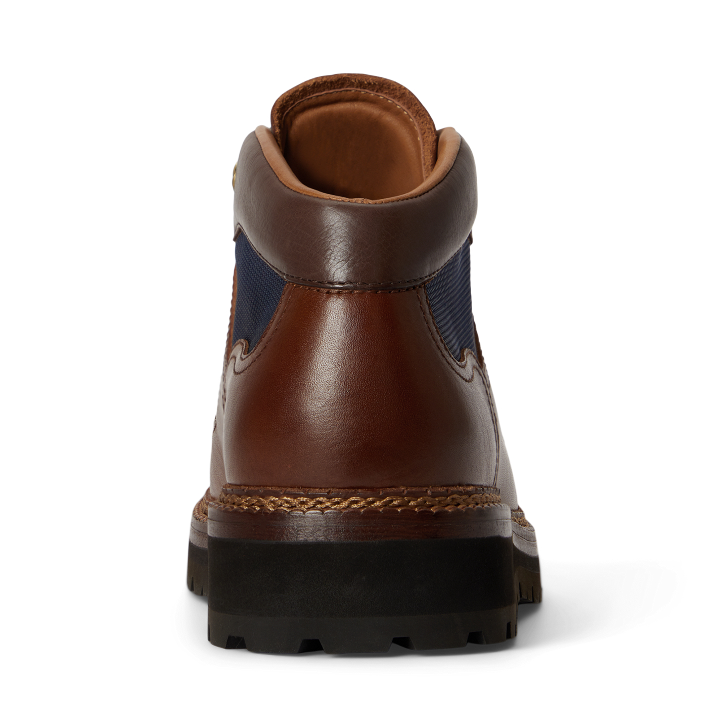 Мужские ботинки Ralph Lauren Alpine Mid Leather-Paneled Trail Boot, цвет: Тёмно-синий — фото 2