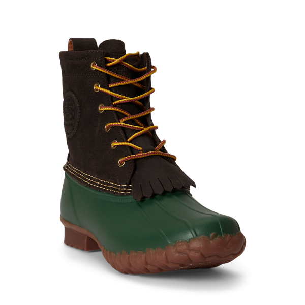 Dark Brown/basic Forest Harvey Suede Duck Boot Polo Ralph Lauren 2