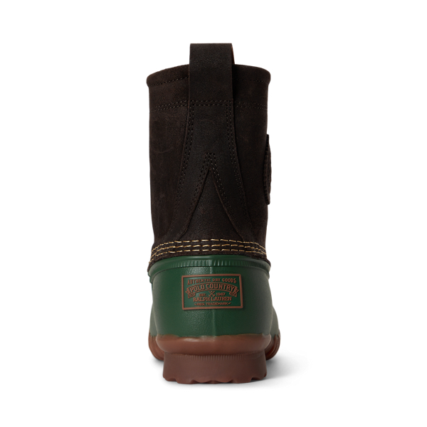 Dark Brown/basic Forest Harvey Suede Duck Boot Polo Ralph Lauren 3