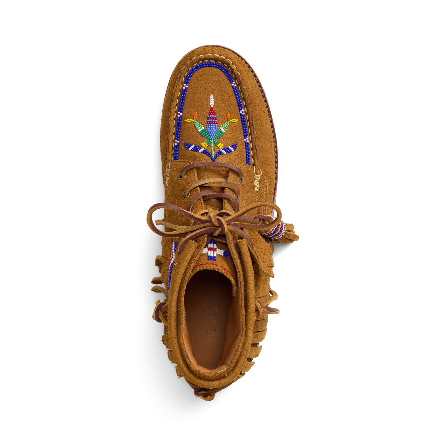 Ботинки Ralph Lauren PRL x TÓPA Maka Omani Suede Boot, цвет: Рыжевато-коричневый — фото 3