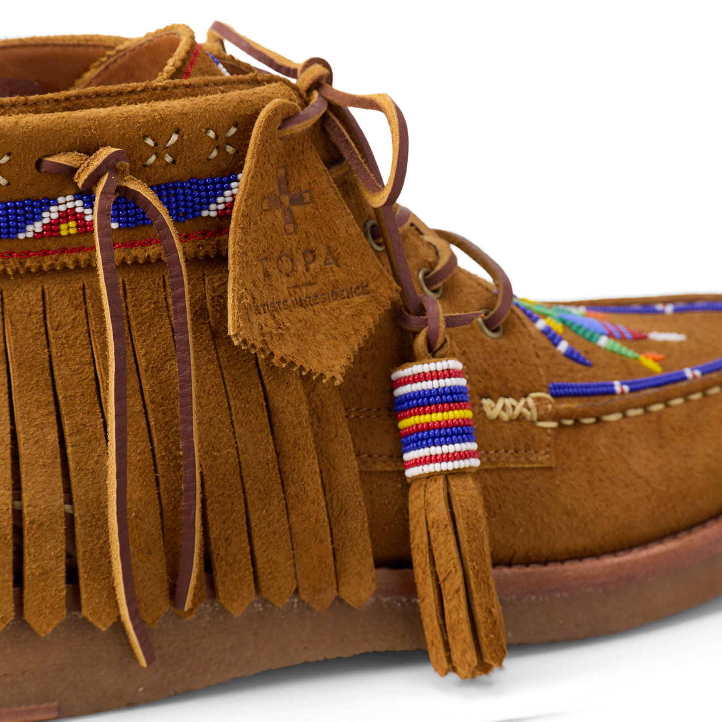 Ботинки Ralph Lauren PRL x TÓPA Maka Omani Suede Boot, цвет: Рыжевато-коричневый — фото 4
