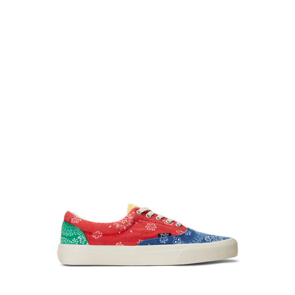 Keaton Bandanna-Print Canvas Sneaker