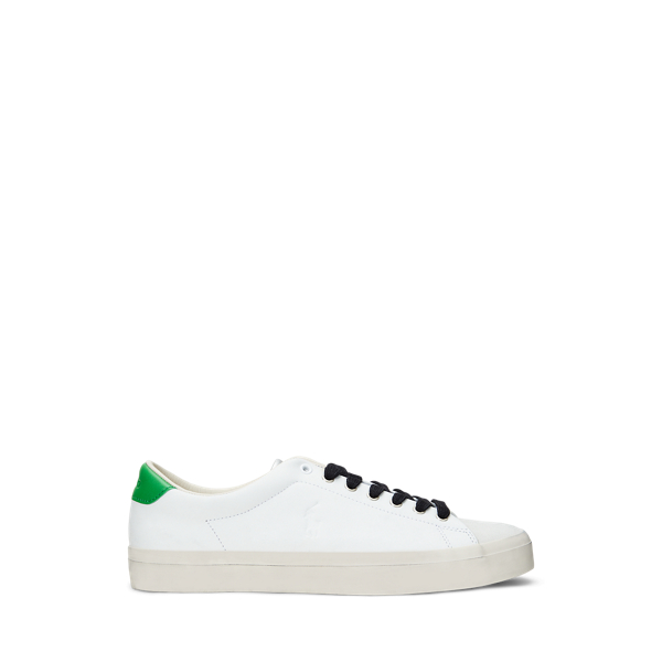 Longwood Distressed Leather Trainer