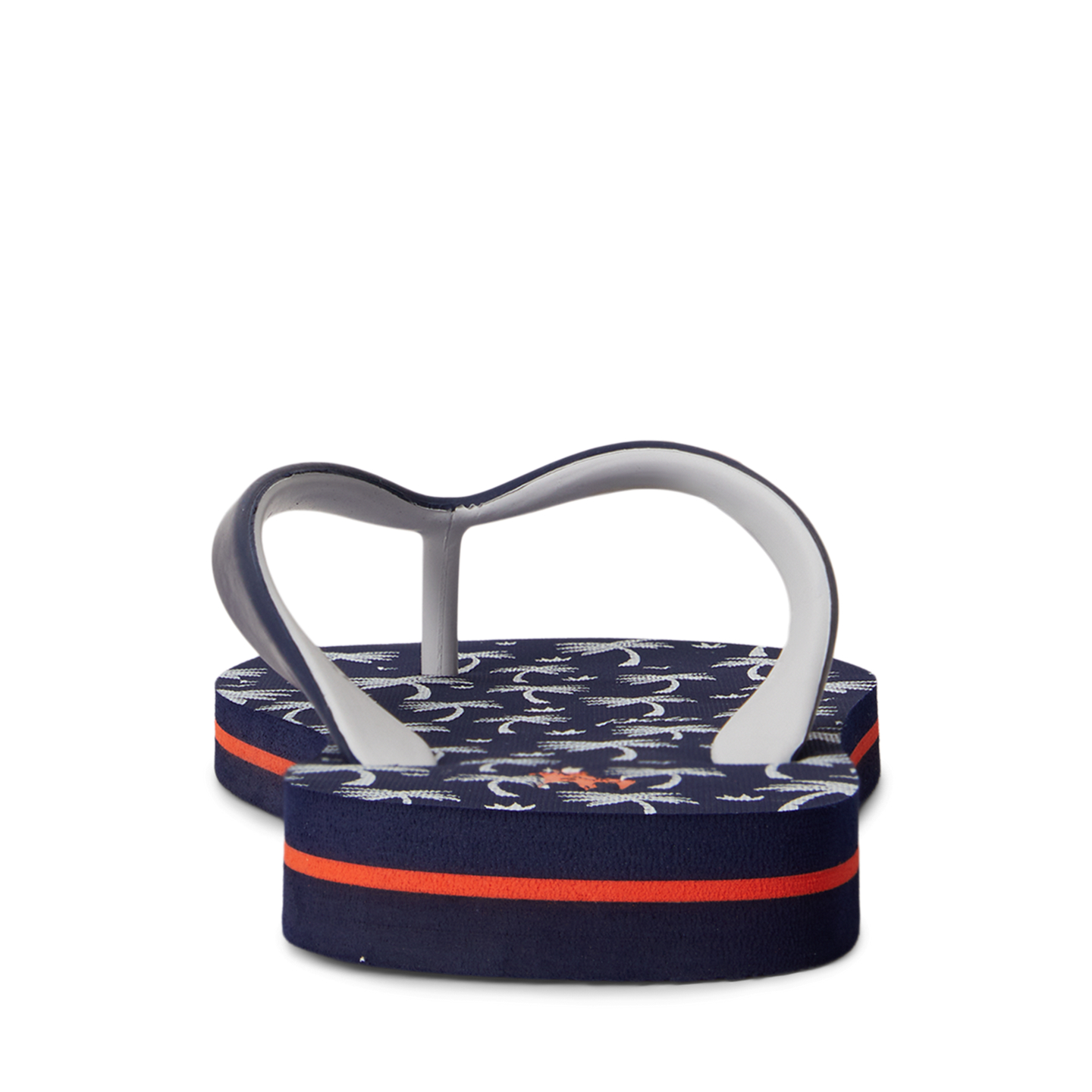 Мужские сандалии Ralph Lauren Bolt Palm-Tree-Print Flip-Flop, цвет: Тёмно-синий — фото 2