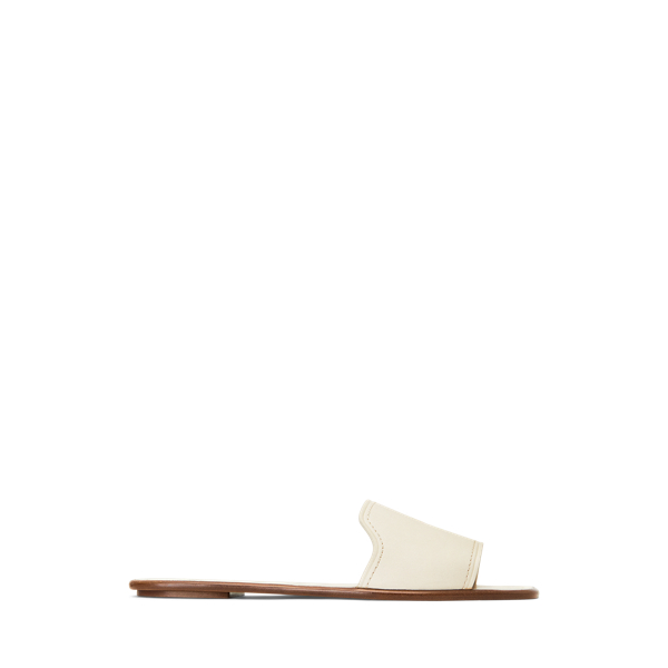 Vachetta Leather Slide Sandal