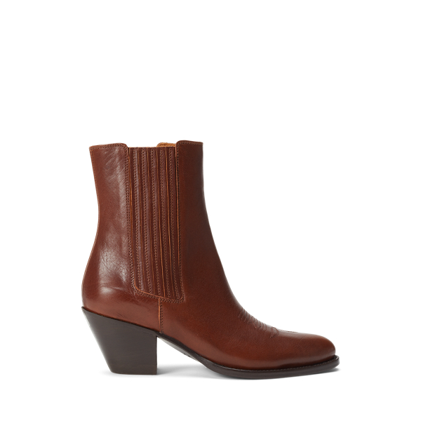 Leather Chelsea Western Boot