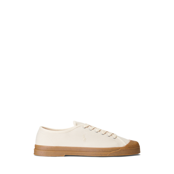 Winter Cream Essence 100 Canvas Cap-Toe Sneaker Polo Ralph Lauren 1