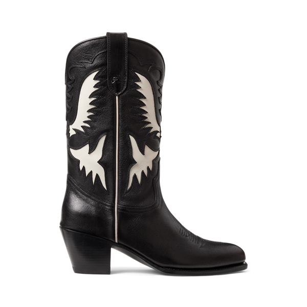 Lowrey Leather Cowboy Boot Ralph Lauren