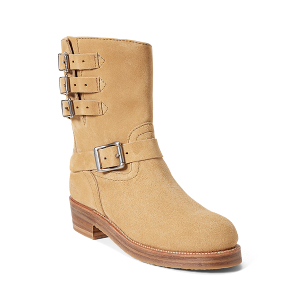 Suede Moto Boot