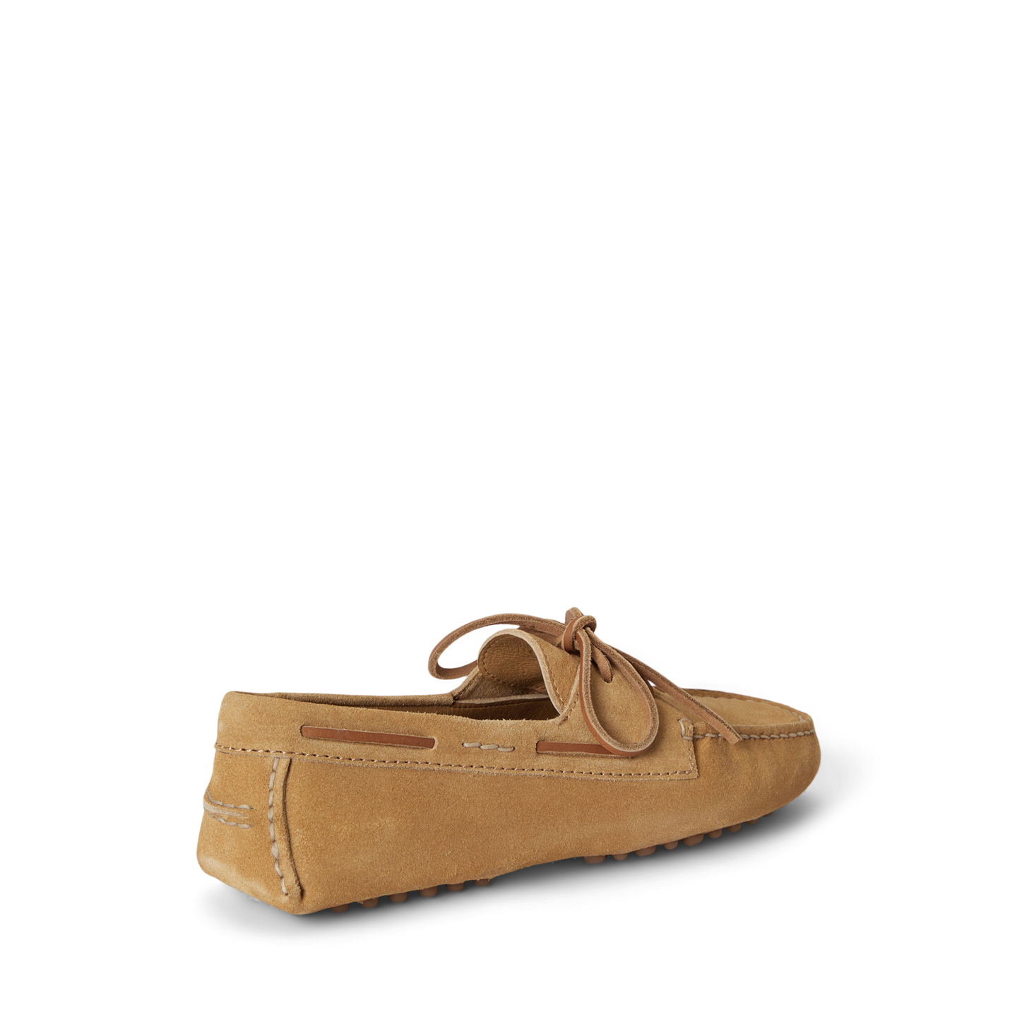 Мокасины Ralph Lauren Suede Camp Driver, цвет: Карамельный — фото 2