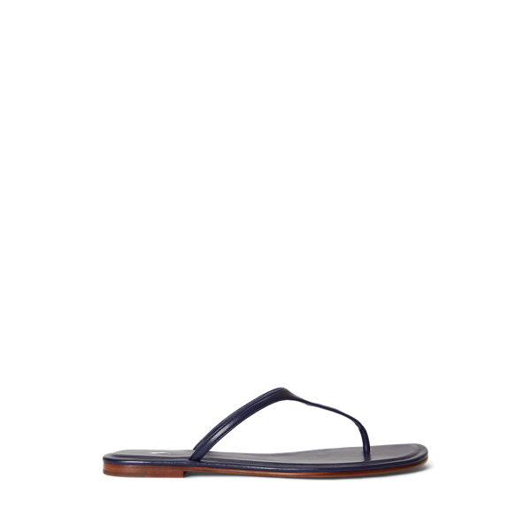 Tongs Polo Play en cuir