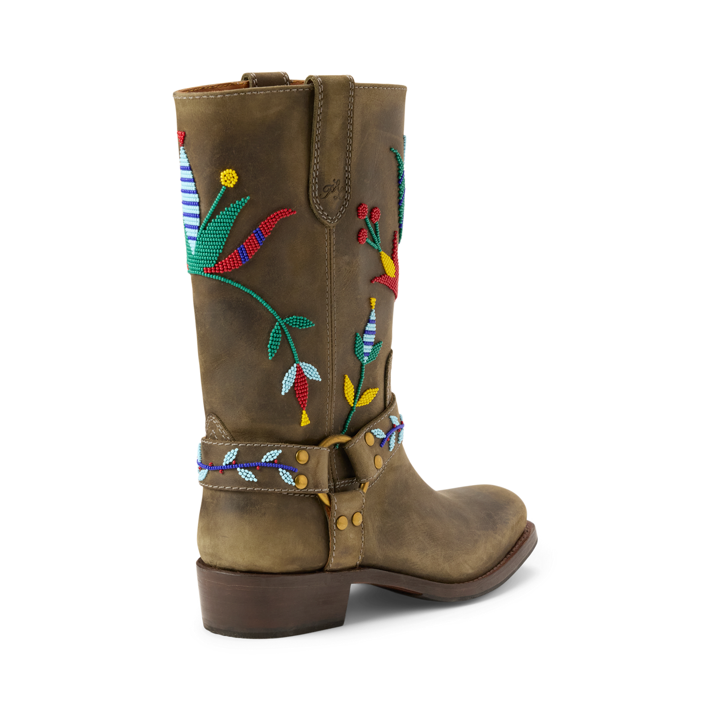 Женские ботинки Ralph Lauren PRL x TÓPA Leather Medicine, цвет: Угольный / Разноцветный — фото 2