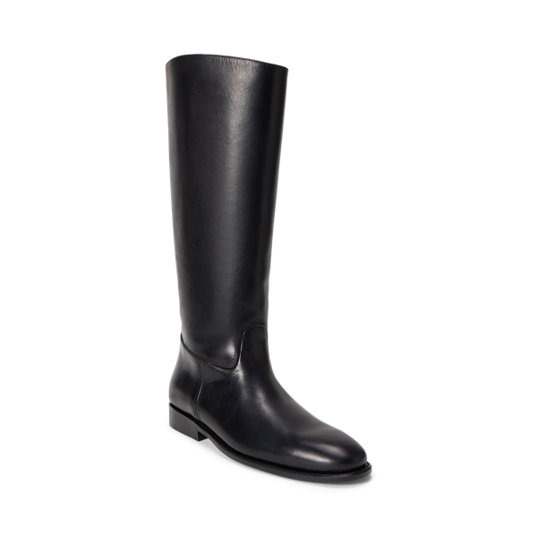 Burnished Leather Tall Boot