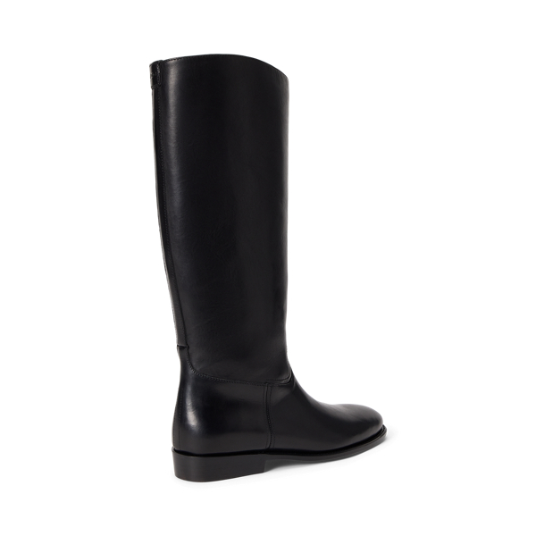 Burnished Leather Tall Boot