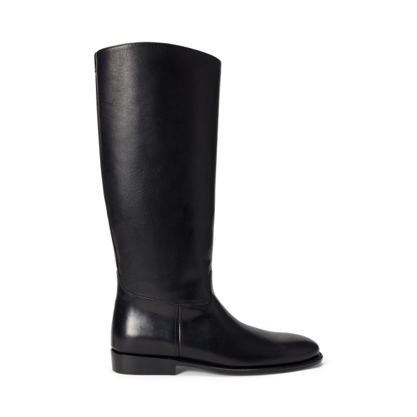 Burnished Leather Tall Boot