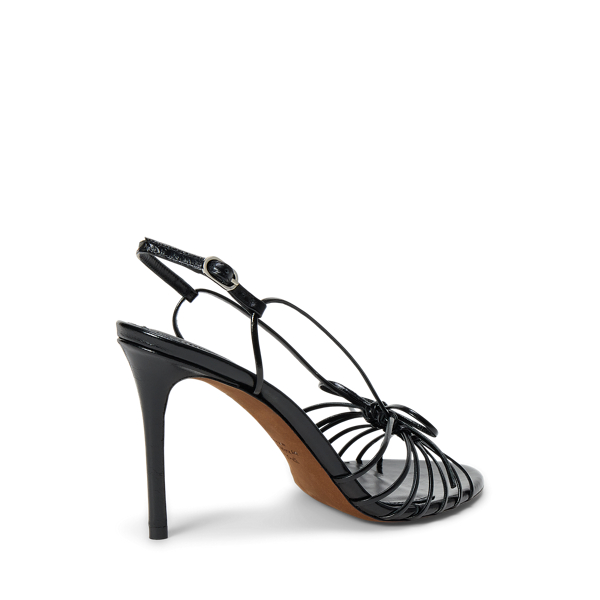 Waxed Calfskin Cage Sandal