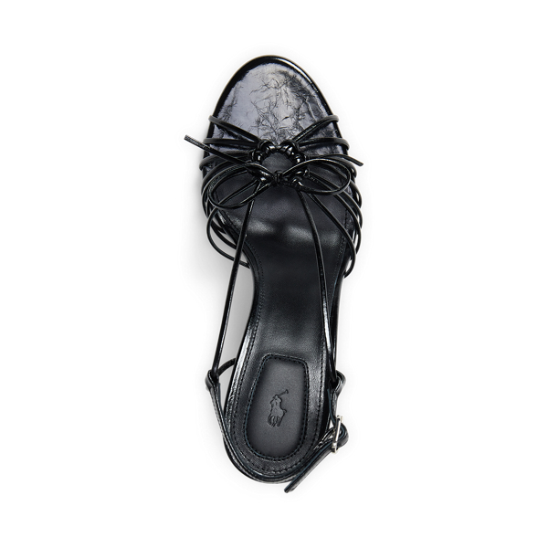 Waxed Calfskin Cage Sandal
