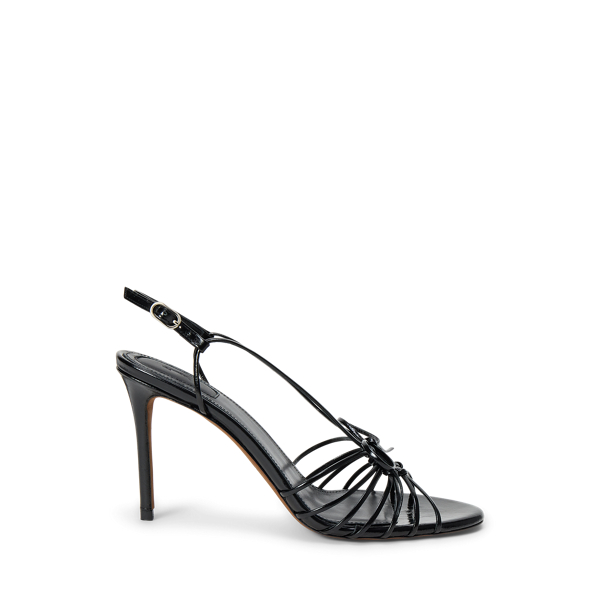 Waxed Calfskin Cage Sandal