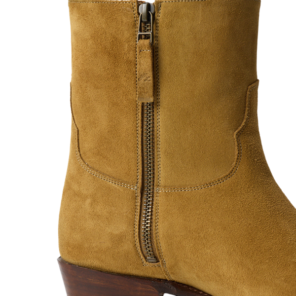 Calfskin Suede Western Boot