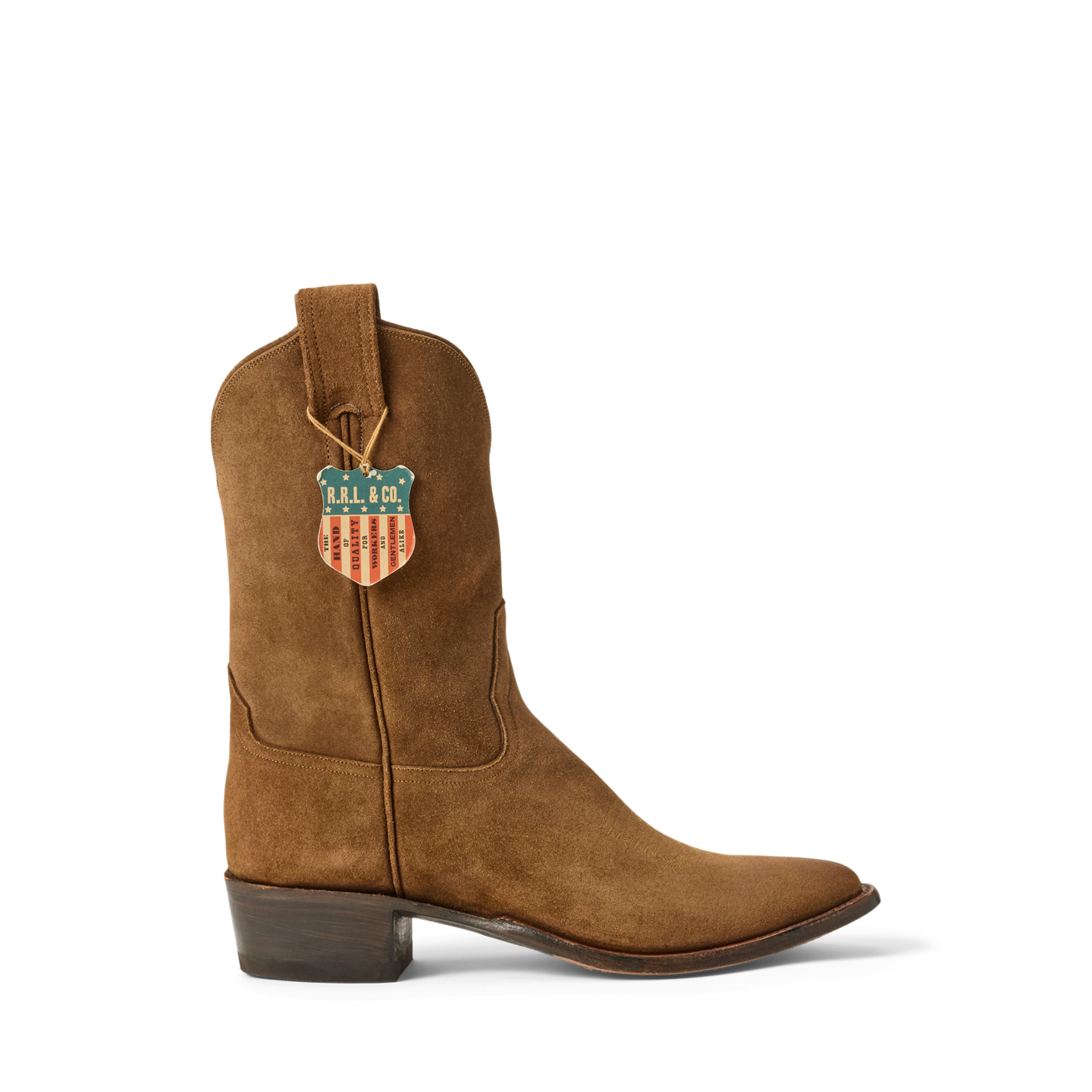 Ботинки Ralph Lauren Plainview Roughout Suede Boot, цвет: Коричневый — фото 5
