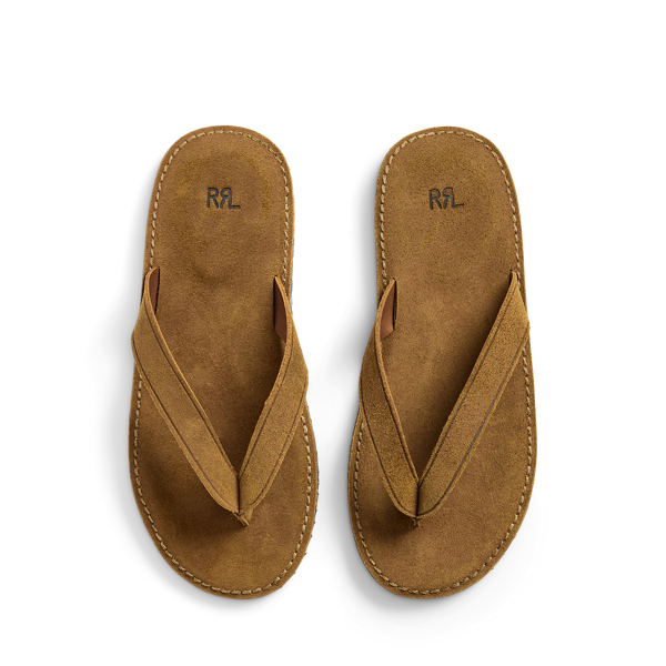 【RRL】ラフアウト スエード フリップフロップ ラフアウト スエード フリップフロップ | ラルフ ローレン公式