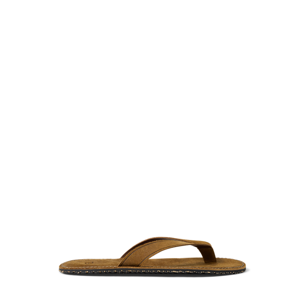 Leather Flip-Flop | Ralph Lauren